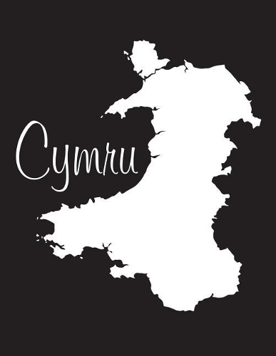 Cymru - Black 101 - Lined Notebook with Margins - 8.5X11