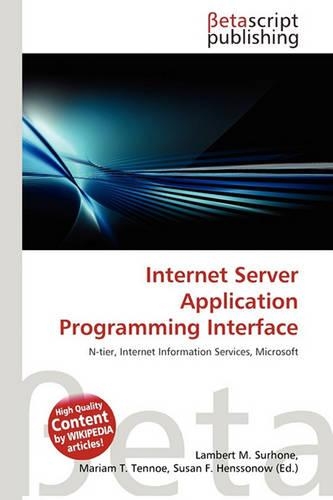Internet Server Application Programming Interface