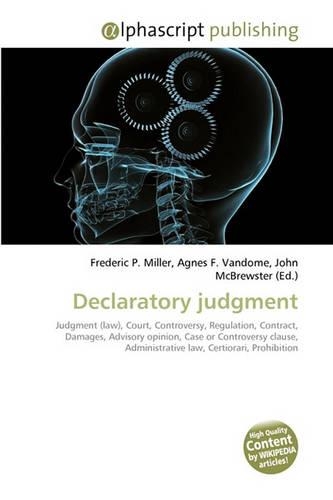 Declaratory Judgment: (English)