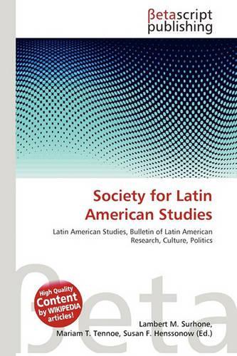 Society for Latin American Studies: (English)