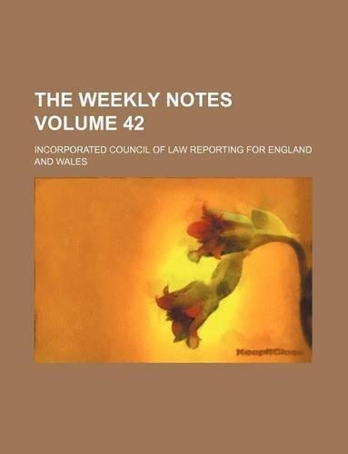 The Weekly Notes Volume 42