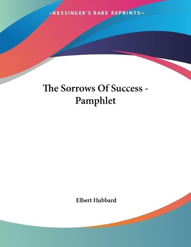 The Sorrows Of Success - Pamphlet