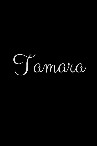 Tamara: notebook with the name on the cover, elegant, discreet, official notebook for notes