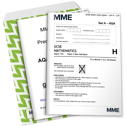 GCSE Maths Predicted Papers 2023 - AQA - 1 Pack - Higher