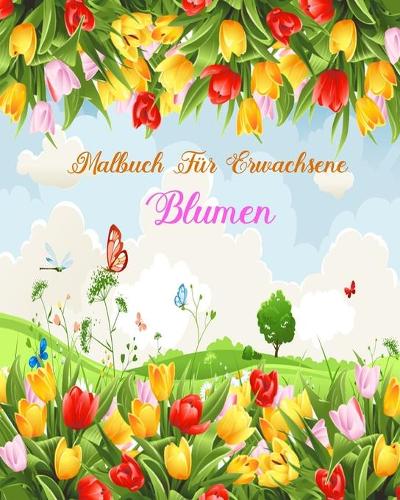 Malbuch Für Erwachsene Blumen