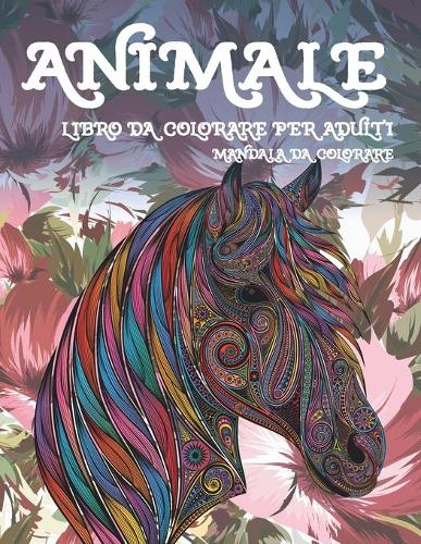 Libro da colorare per adulti - Mandala da colorare - Animale