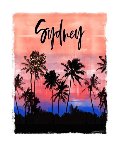 Sydney: Australian Holiday Christmas Notebook With Lined Wide Ruled Paper For Taking Notes. Stylish Tropical Travel Journal Diary 5 x 8 Inch Soft Cover. For