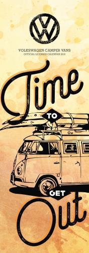VW Camper Vans Official Slim 2018 Calendar