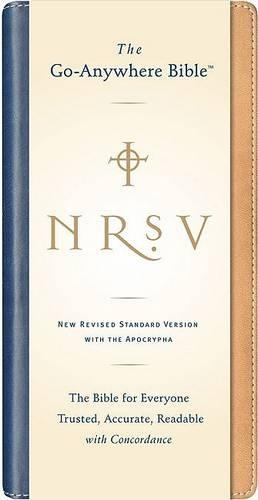 Go-Anywhere Bible-NRSV: New Revised Standard Version, Blue/Tan, Go-Anywhere, Nu Tone, With Apocryphal/Deuterocanonical Books(English)