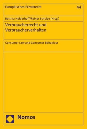 Verbraucherrecht Und Verbraucherverhalten