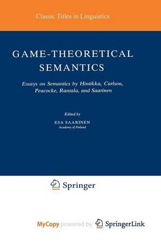 Game-Theoretical Semantics