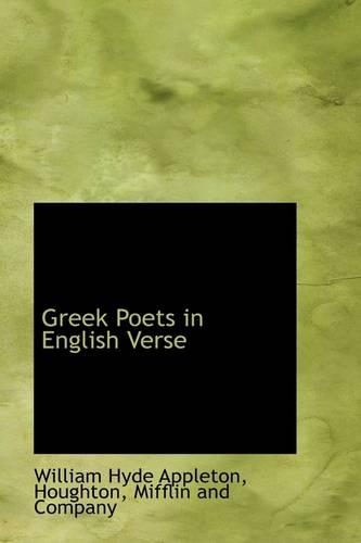Greek Poets in English Verse