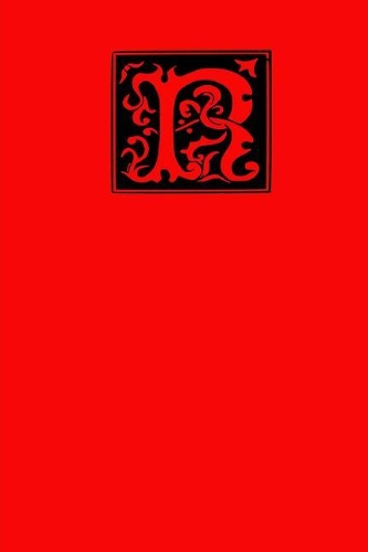 Stylized Monogram R Red