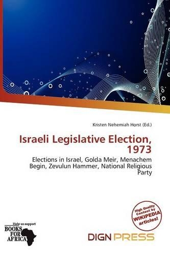 Israeli Legislative Election, 1973