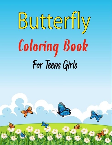 Butterfly Coloring Book For Teens girls