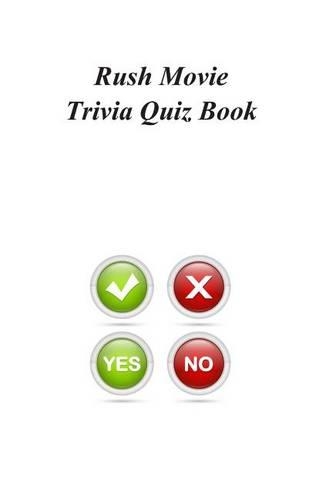 Rush Movie Trivia Quiz Book