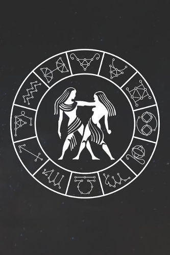 Gemini Notebook 'Zodiac Circle' - Zodiac Diary - Horoscope Journal - Gemini Gifts for Her