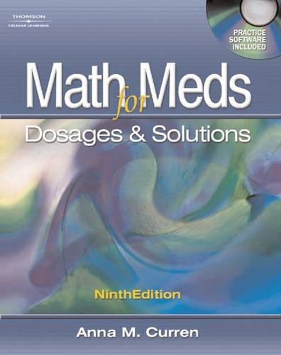 Math for Meds Dosage & Soln 9