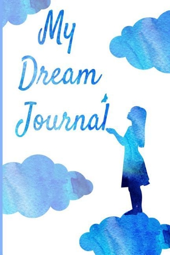 My Dream Journal: Self Exploration and Reflection, Black and White Illustrated, Double Page Spread, Dream Log, Medium Size