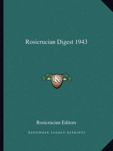 Rosicrucian Digest 1943: (English)