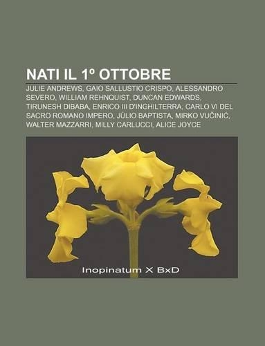 Nati Il 1 Ottobre