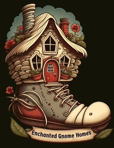 Enchanted Gnome Homes: A Coloring Book of Whimsical Gnome Homes and Enchanted Fairy Houses