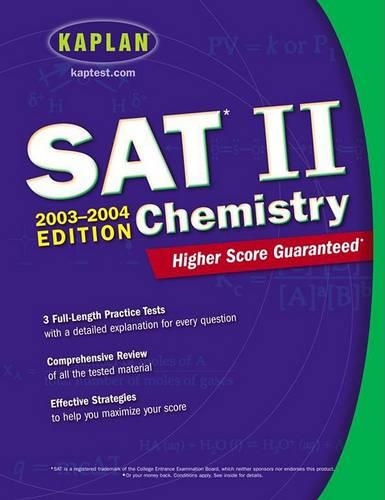 Kaplan SAT II Chemistry: (Kaplan SAT Subject Tests: Chemistry)