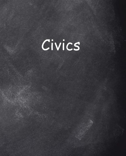 School Composition Civics Chalkboard Style 200 Pages