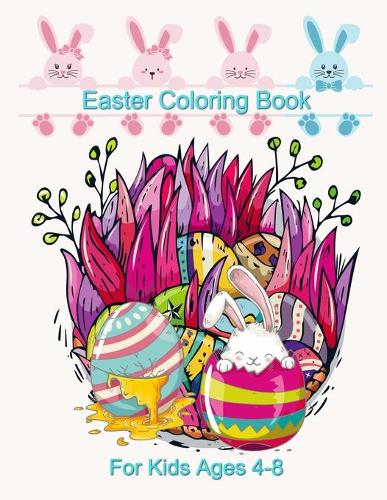 Easter Coloring Book Kids Ages 4-8