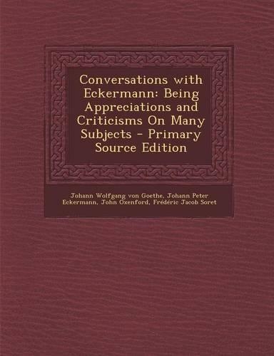 Conversations with Eckermann