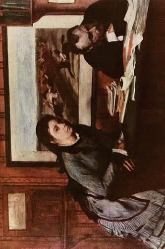 ''Sulking'' by Edgar Degas