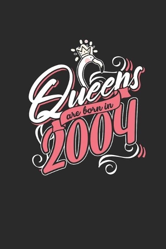 Queens Are Born In 2004: Graph Paper Notebook / Journal (6" X 9" - 5 Squares per inch - 120 Pages) - Birthday Gift Idea