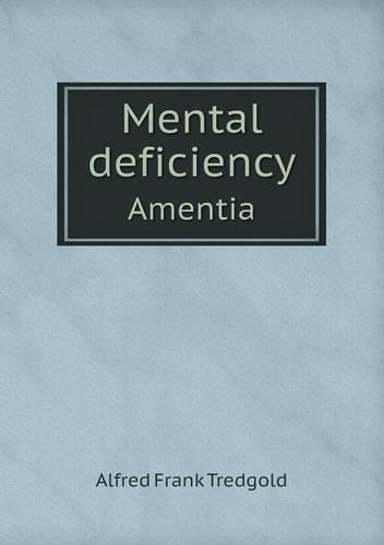 Mental Deficiency Amentia: (English)