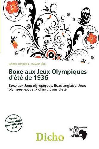 Boxe Aux Jeux Olympiques D' T de 1936