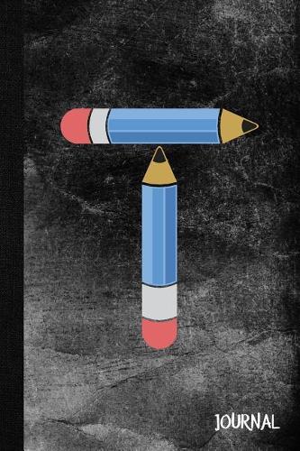 T Journal: Personalized Initial T Monogram Blank Lined Notebook Journal for Teacher