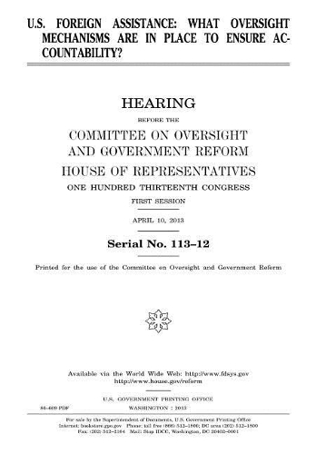 U.S. Foreign Assistance