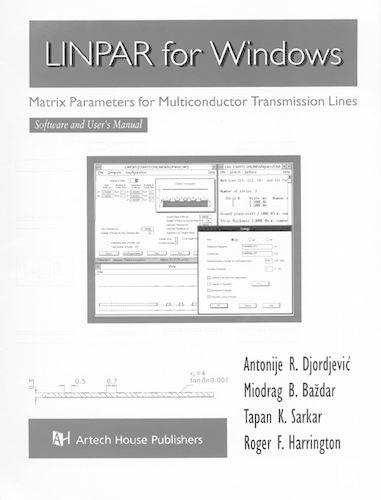 LINPAR for Windows: Matrix Parameters for Multiconductor Transmission Lines