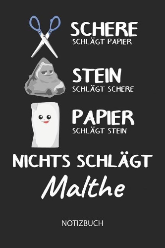 Nichts schlägt - Malthe - Notizbuch