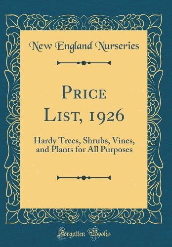 Price List, 1926