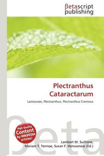 Plectranthus Cataractarum