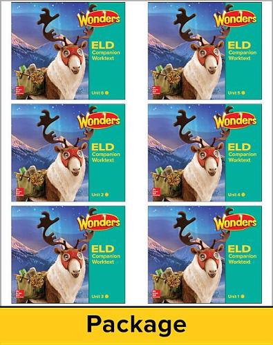 Wonders for English Learners, Gr 5 Beginner Companion Worktext Pkg: (Reading Wonders Ell and Eld)