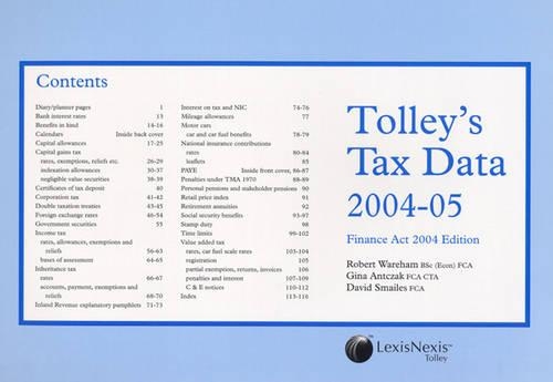 Tolley's Tax Data