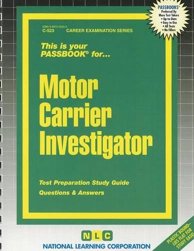 Motor Carrier Investigator