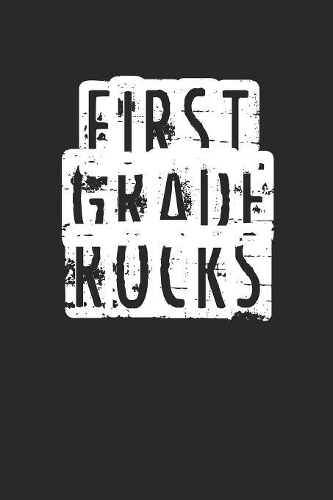 Back to School Notebook 'First Grade Rocks' - Back To School Gift for Her and Him - 1st Grade Writing Journal