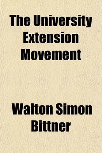 The University Extension Movement