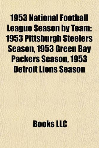 1953 National Football League Season by Team
