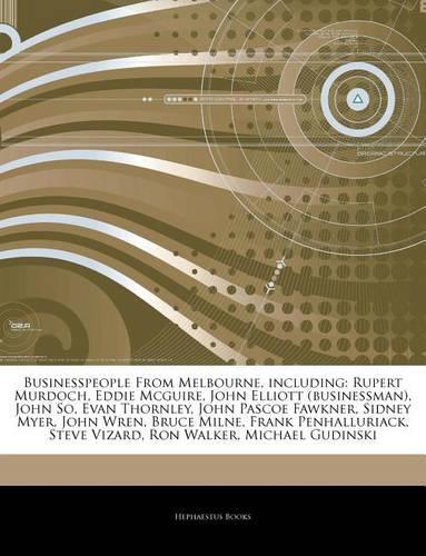 Articles on Businesspeople from Melbourne, Including
