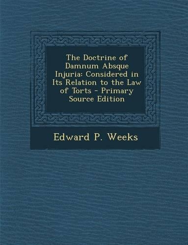 Doctrine of Damnum Absque Injuria