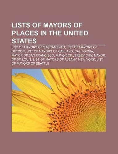 Lists of Mayors of Places in the United States