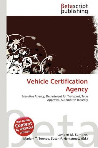 Vehicle Certification Agency: (English)
